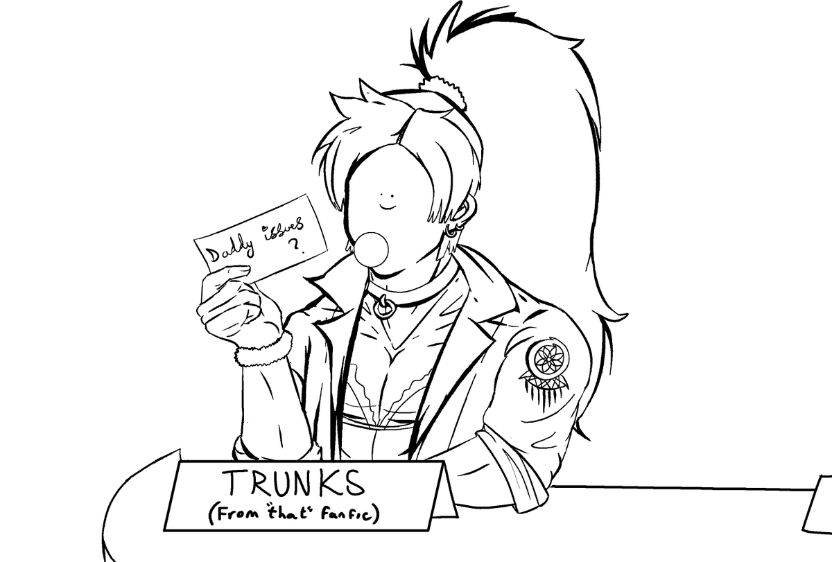 BlearBoo's tweet photo. Went back and lined that #dbdrag sketch, may (possibly maybe who knows) finish it tomorrow 🙂 https://t.co/p2mTqxMIaF