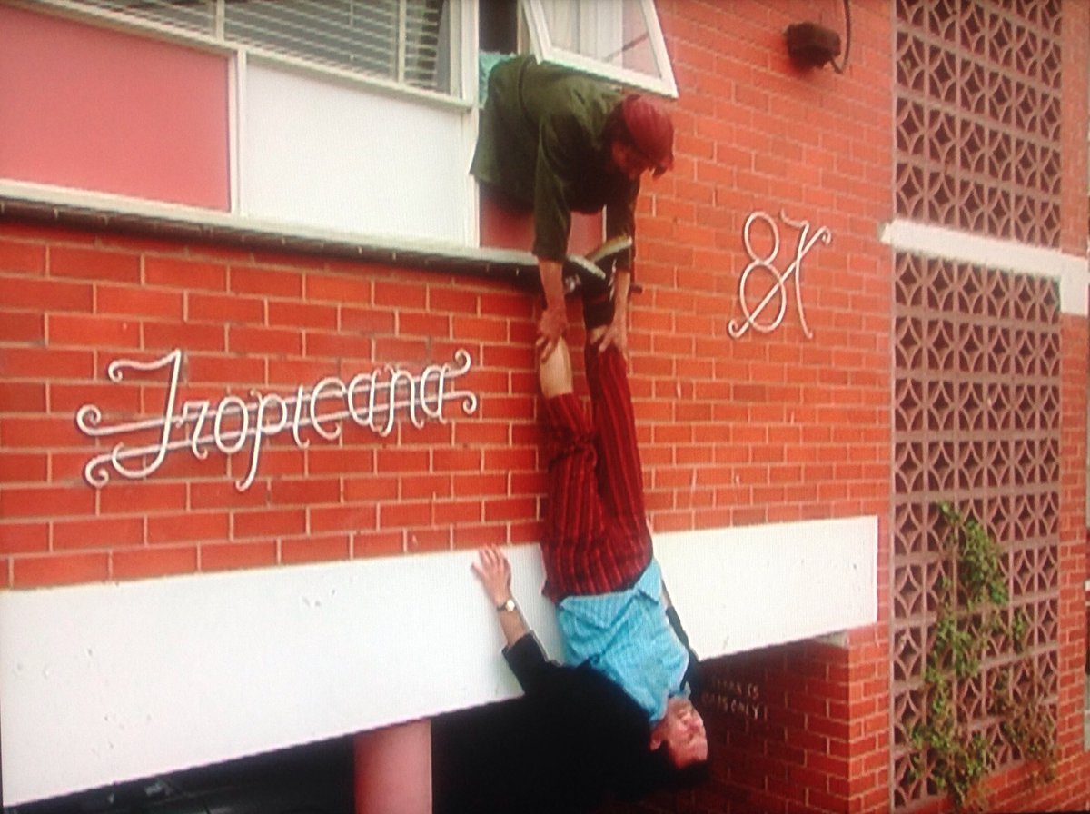 mrtonymartin's tweet photo. St Kilda Crimewatch: someone has stolen the metal 'Tropicana' sign from 'The Adventures of Lano &amp; Woodley': https://t.co/NN9VzSQj0P