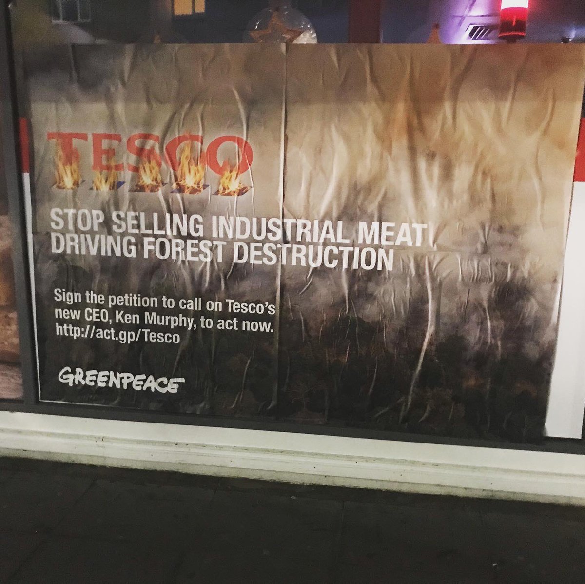 GP_Portsmouth's tweet photo. DYK @Tesco sells more meat and buys more soya for animal feed with links to proven forest destroyers JBS, than any other supermarket in the UK. Please sign: https://t.co/oA5NYSneYk #tesco #forests #Amazon #meat #deforestation #Fires2020 #ForestFires2020 #tescouproar #portsmouth https://t.co/0n9tJwyTop