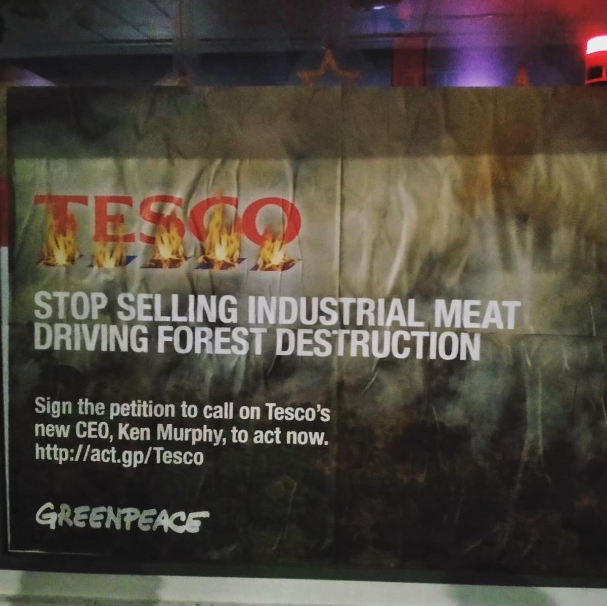 GP_Portsmouth's tweet photo. DYK @Tesco sells more meat and buys more soya for animal feed with links to proven forest destroyers JBS, than any other supermarket in the UK. Please sign: https://t.co/oA5NYSneYk #tesco #forests #Amazon #meat #deforestation #Fires2020 #ForestFires2020 #tescouproar #portsmouth https://t.co/0n9tJwyTop