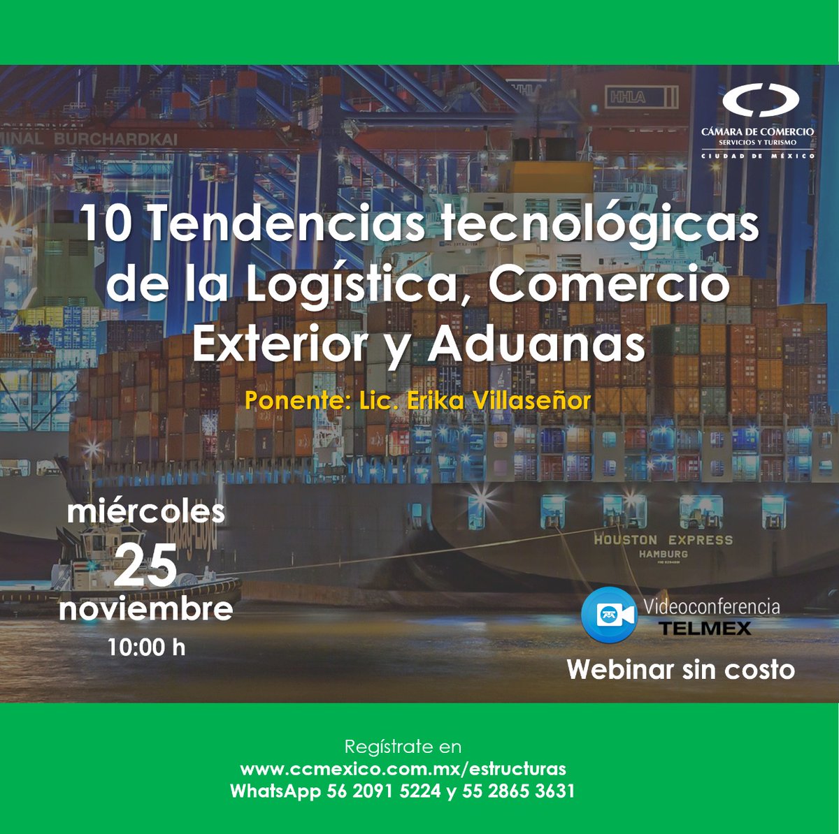 CANACOMexico's tweet photo. La Estructura de #Alcaldías de #CanacoCDMX te invita a disfrutar de sus conferencias gratuitas en actualización empresarial.
🟣¡Regístrate Ahora!🟣
https://t.co/OOV08Y66OO
#CanacoContigo #actualizaciónempresarial #emprendesores #pequenosnegocios https://t.co/S8g120Xjuv