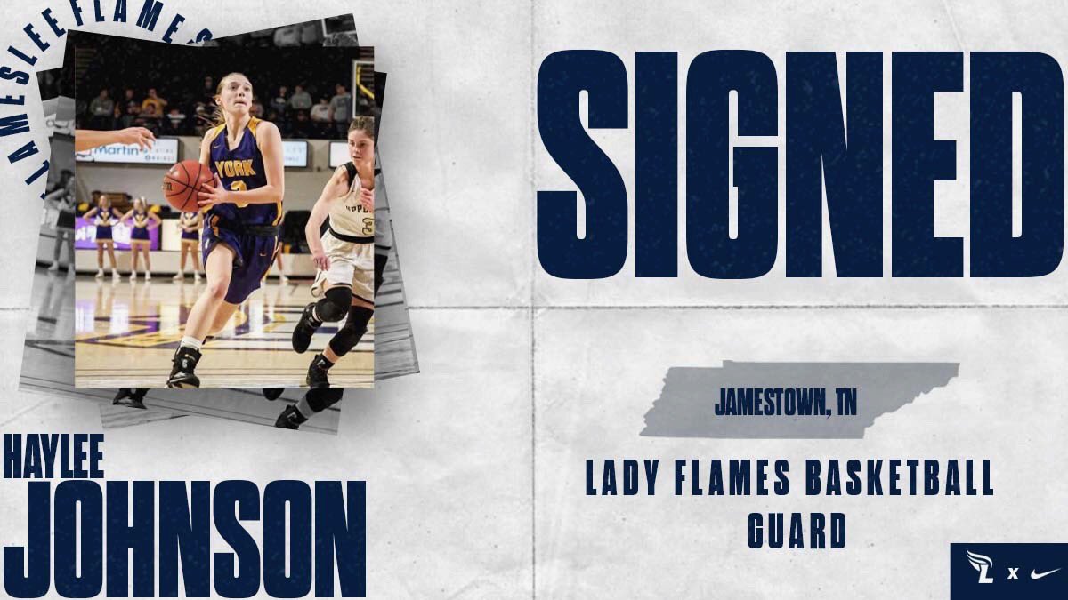 LeeUFlames's tweet photo. The @LeeUWBball Lady Flames add another talented player to a loaded 2021 class in Haylee Johnson, guard from Jamestown, Tenn. Welcome to the family, Haylee! #FiredUp https://t.co/YOBvIcoB35