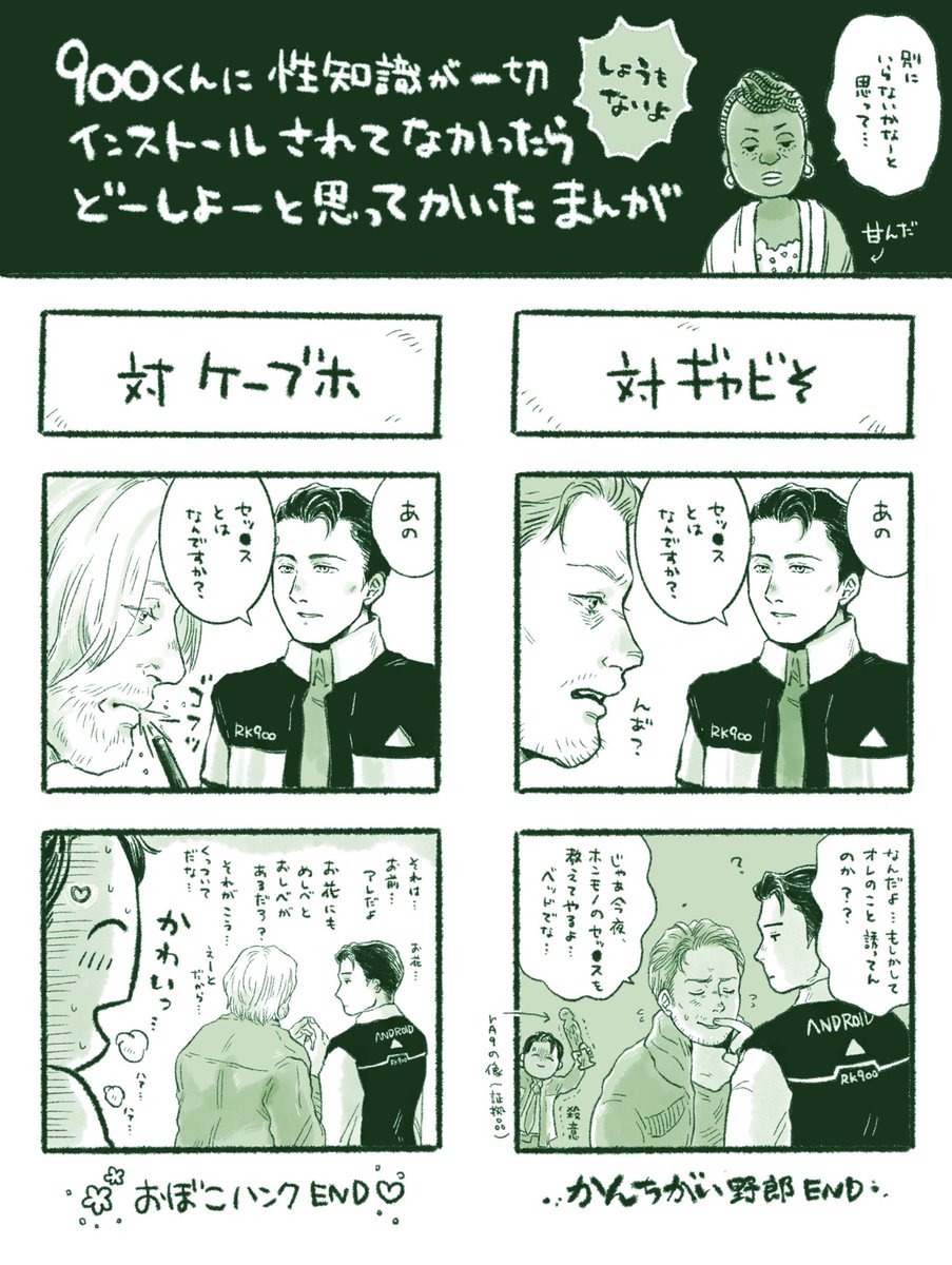 900くんの練習しようと思って描いたまんが(しょーもない) 