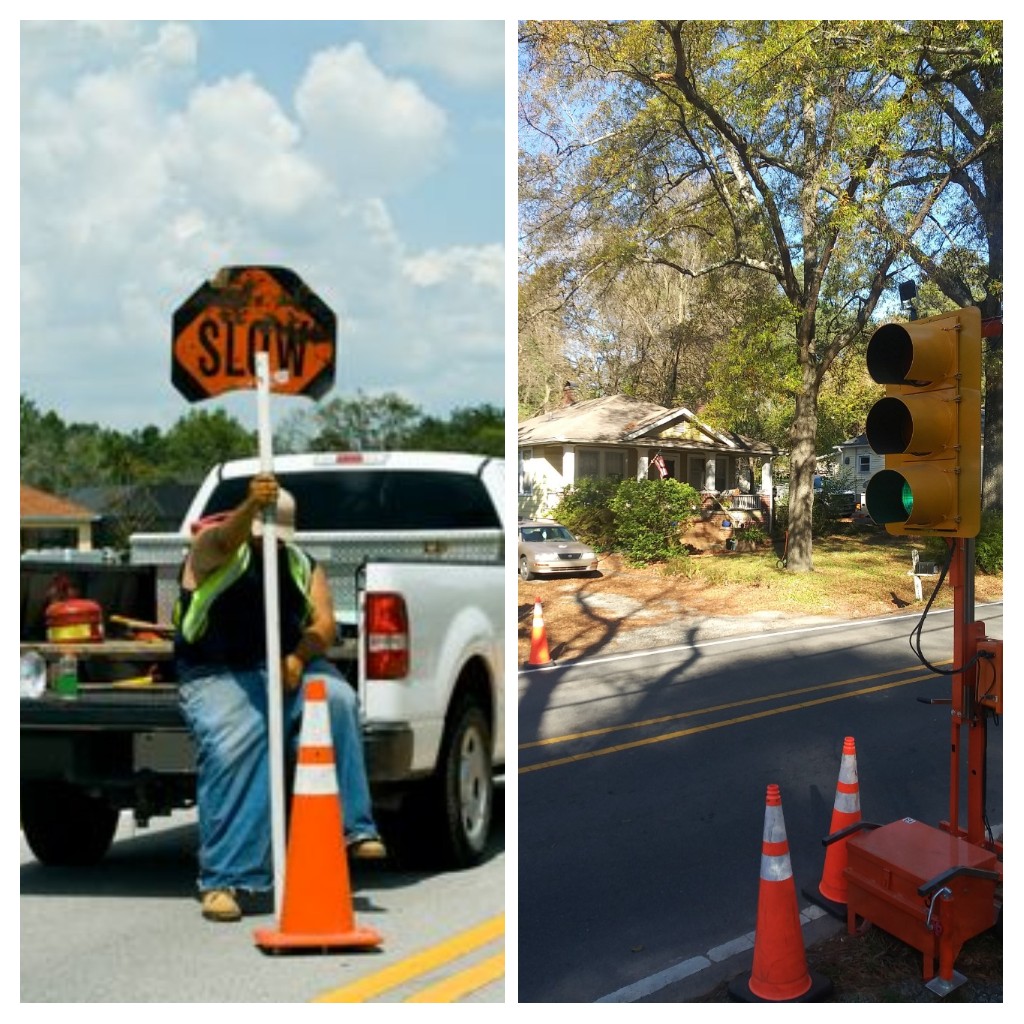 BranzInc's tweet photo. Hook &amp; Go Portable Signals have many advantages over human flaggers. #horizon #ncdot #scdot #vdot #noflaggersneeded https://t.co/TTyfccCJxh