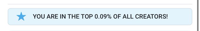 Just hit 0.09% omg 😭 https://t.co/icqcRw5HqO