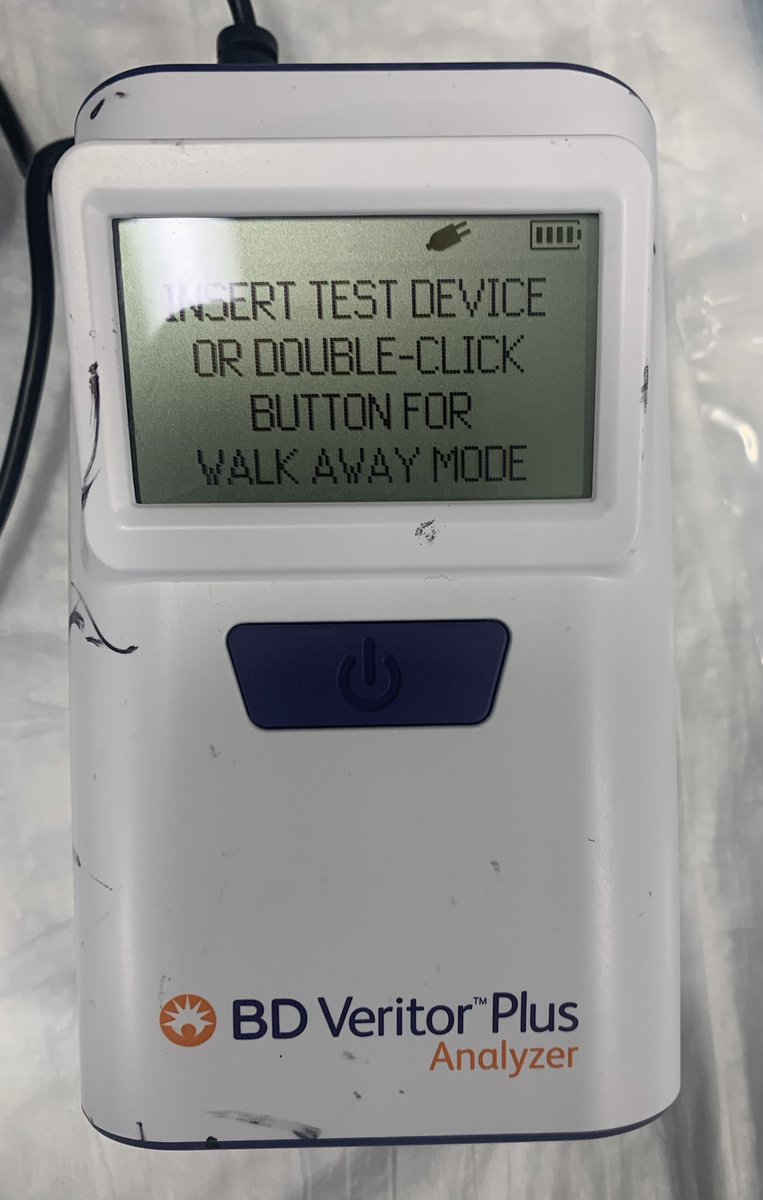 Uche Blackstock Md On Twitter Here Are Pictures Of The Bd Veritor Rapid Antigen Covid Test It Works Like A Pregnancy Test The First Pic Is A Negative Test And The Second