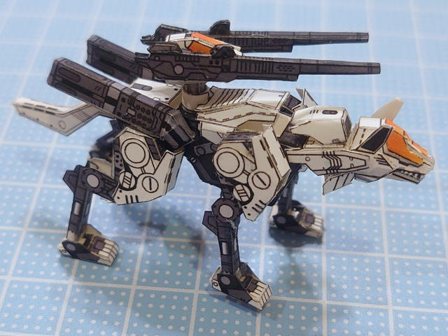 Tektonten's tweet image. Mini #Zoids #CommandWolf #papercraft Available for a limited time! - tektonten.blogspot.com/2020/11/mini-z…