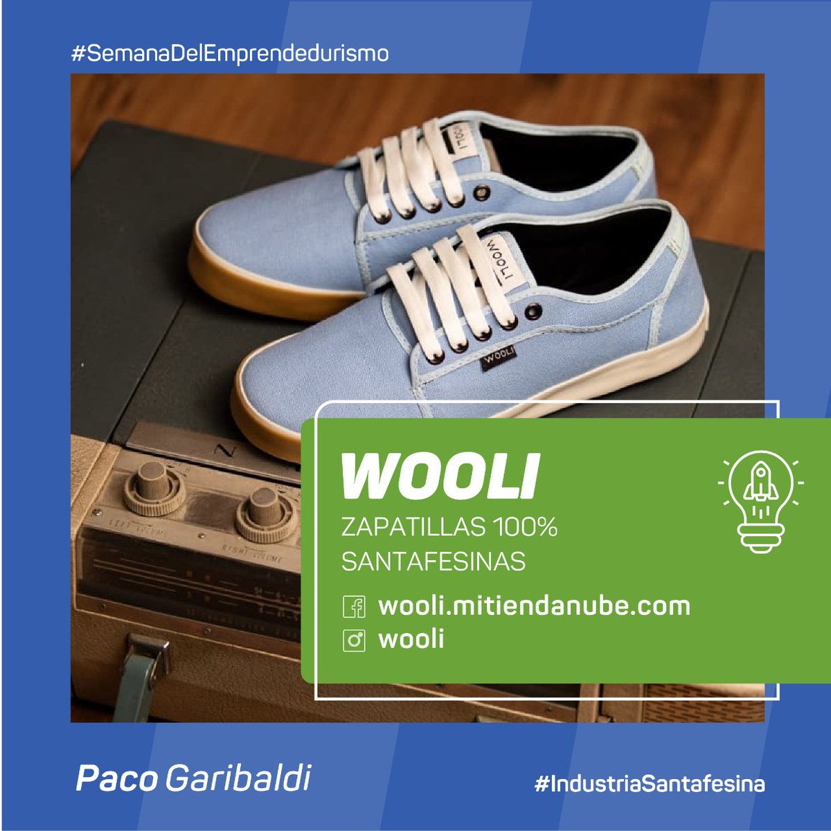 PacoGaribaldi's tweet image. LOS COLORES, A TUS PIES 👟

#Wooli es un emprendimiento 100% santafesino, fabrican zapatillas en todos los colores que te imagines y muy cancheras! 😎 En la #SemanaDelEmprendedurismo queremos valorar a quienes apuestan por la #IndustriaSantafesina 👏💪

#CompraLocal