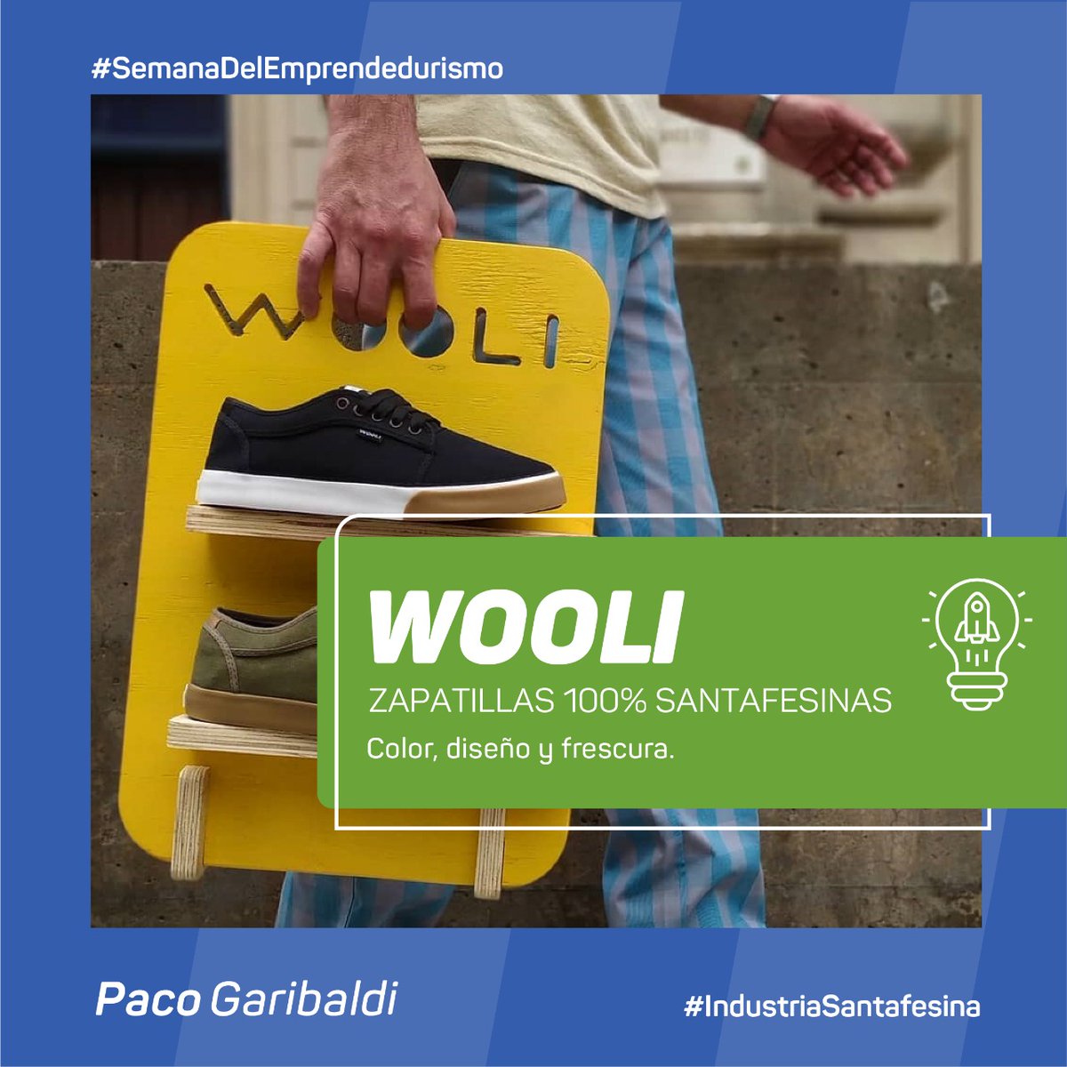 PacoGaribaldi's tweet image. LOS COLORES, A TUS PIES 👟

#Wooli es un emprendimiento 100% santafesino, fabrican zapatillas en todos los colores que te imagines y muy cancheras! 😎 En la #SemanaDelEmprendedurismo queremos valorar a quienes apuestan por la #IndustriaSantafesina 👏💪

#CompraLocal