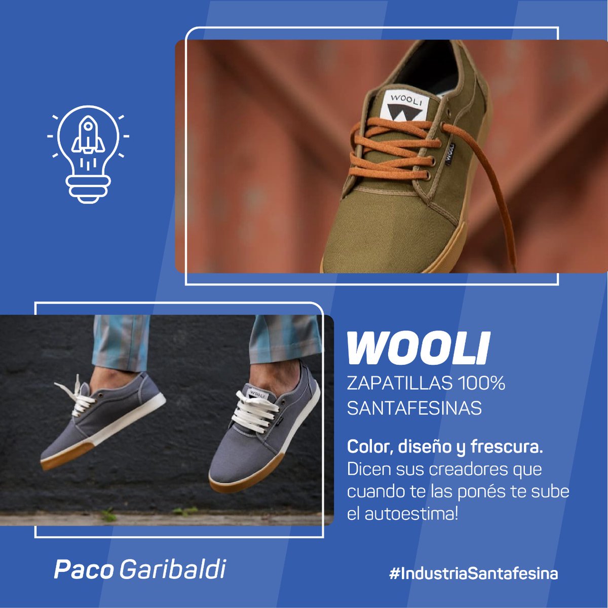 PacoGaribaldi's tweet image. LOS COLORES, A TUS PIES 👟

#Wooli es un emprendimiento 100% santafesino, fabrican zapatillas en todos los colores que te imagines y muy cancheras! 😎 En la #SemanaDelEmprendedurismo queremos valorar a quienes apuestan por la #IndustriaSantafesina 👏💪

#CompraLocal