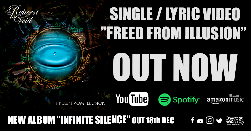 RTVBand's tweet photo. Return To Void´s new single "Freed From Illusion", from upcoming 3rd studio album "Infinite Silence". The song tells the story of a mind stuck in dreams, avoiding reality and presence. Perfectly describing the sound and the mood of the new album..

YouTube
https://t.co/nVTGG7HpcB https://t.co/QrtdSTa8k8