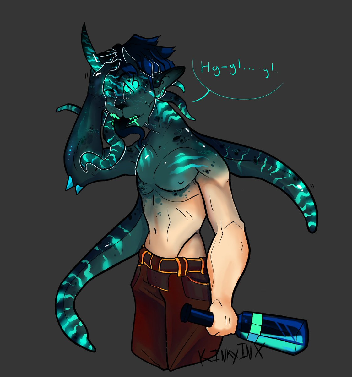 inkykinx's tweet photo. Careul what ur drink, you might turn into a eldritch horror 

#TFEveryday #tf #eldritch #monstertf #monster #pirate https://t.co/qn0kRCnJas