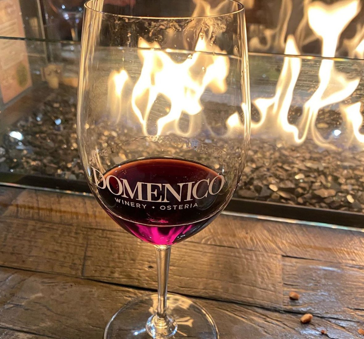 When the world seems to shine like you've had too much wine... That's amore. 🍷✨ Who's joining us by the fire on the Osteria patio this weekend? bit.ly/3f3TB2Q 

📸 via IG <a href="/cchan713/">CChan.eth</a>
#domenicowinery #osteriaatdomenico #domenicoosteria #domenicowine #peninsulawine