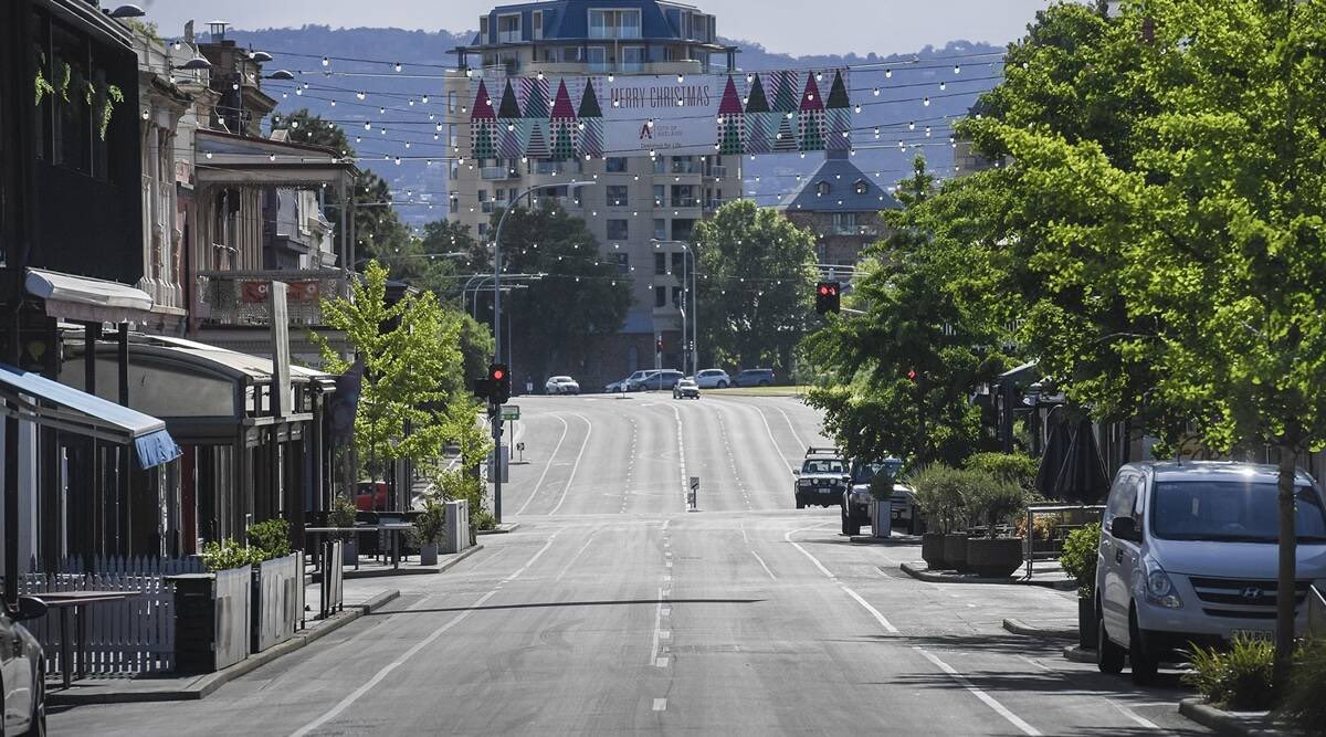 SeanMorahan's tweet photo. Due to COVID-19 lockdown, Adelaide streets have been as quiet as normal Adelaide streets.
.
.
.
.
#Adelaide #adelaidelockdown #COVID19 #covid19SA https://t.co/9L0kv3xMgw
