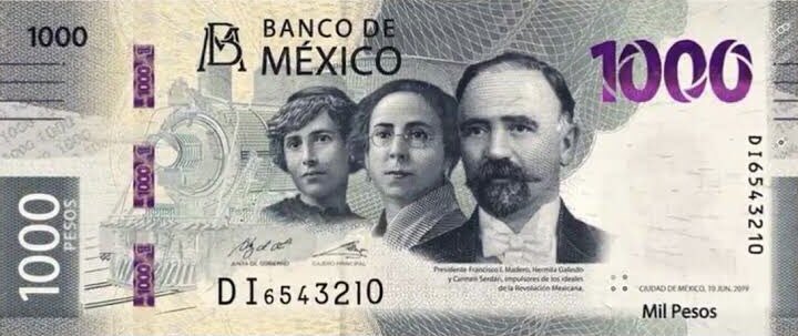 Hermila Galindo Acosta, la primera mujer duranguense en ser homenajeada, a través del billete de 1,000 pesos, en México; ayer presentado por @Banxico.
Hermila nos impulsa a seguir trabajando por el derecho de todas. https://t.co/0bLxRHyB5n