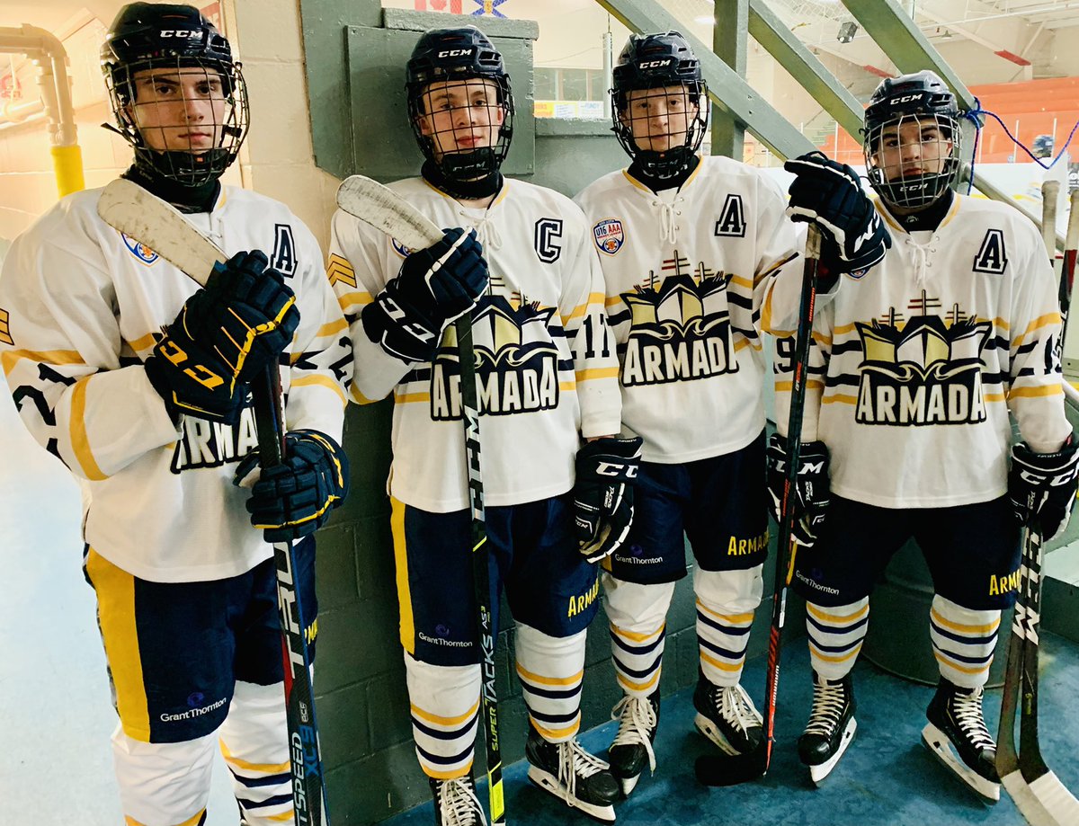 BasinArmada's tweet photo. Armada is proud to announce our Leadership core for the 2020-21 Season. Capt. - Ryan Farrow Asst. - Lucas Taylor Asst. - Aidan Rossong Asst. - William Hartnell @NSU16AAAHL @BasinArmada https://t.co/5WwMx3ygpl
