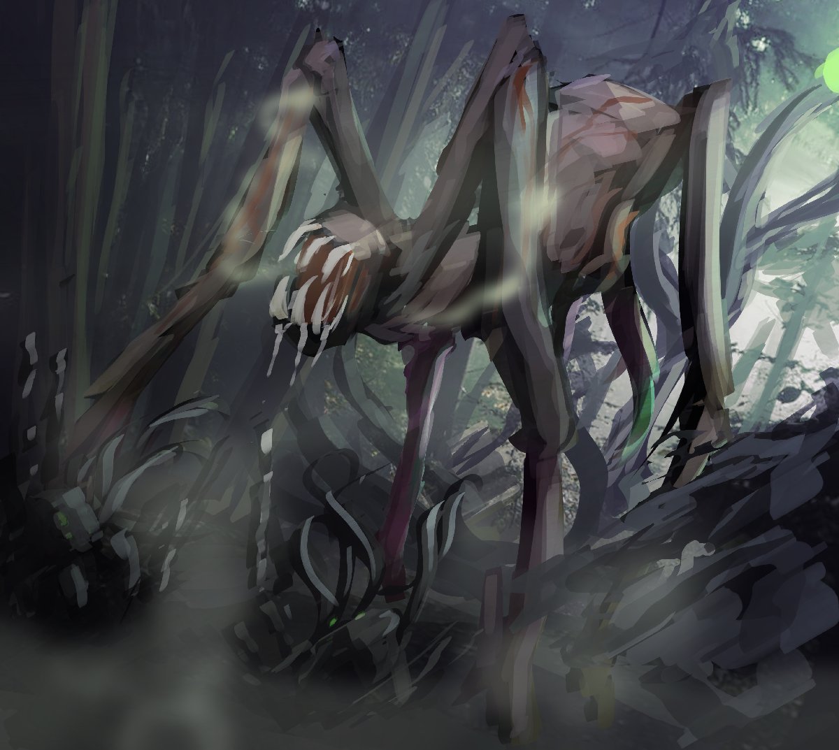 エンダホーロ イラスト Adapted Summoner マイクラ寄生虫modの進化種モブ 叫んで小さい虫を召喚する T Co Nf0graviia Twitter