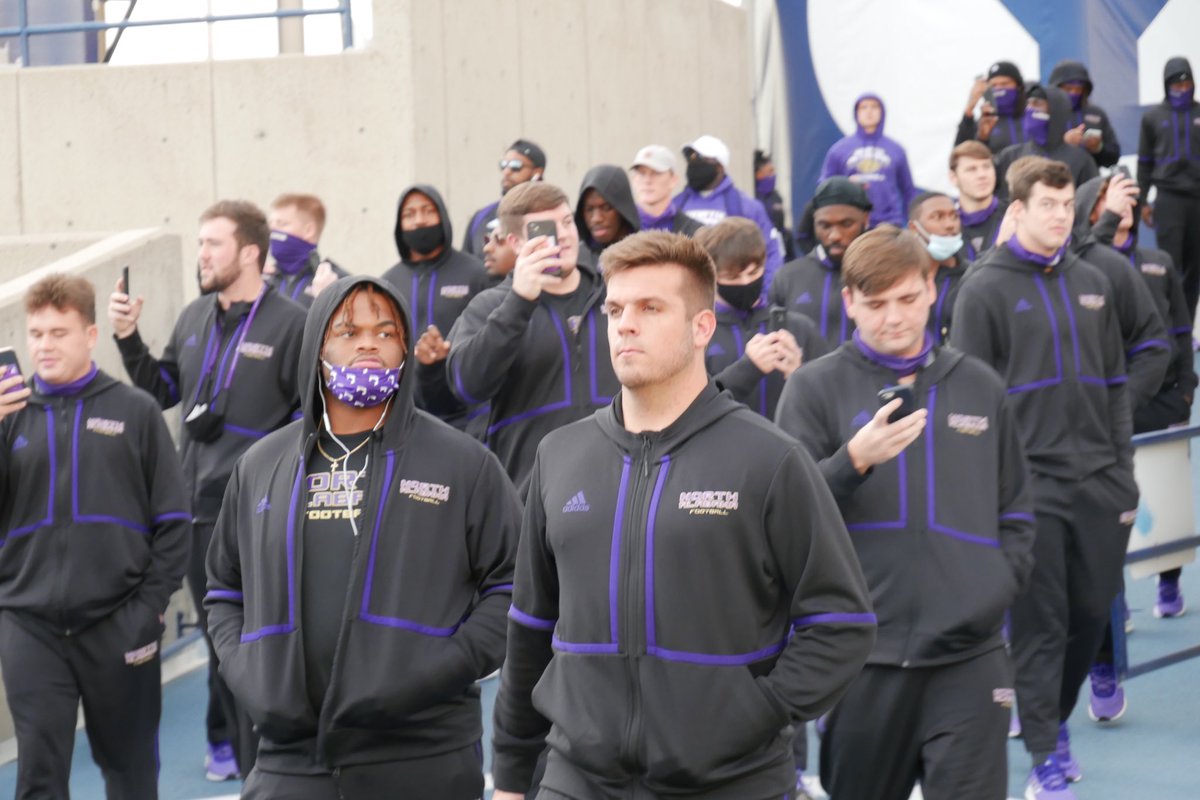 UNAFootball's tweet photo. Team walk through at BYU! #RoarLions https://t.co/A8PhLkvkaR
