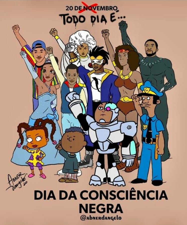 LadyMischief_J's tweet photo. #DiadaConscienciaNegra https://t.co/3roRajq3uO