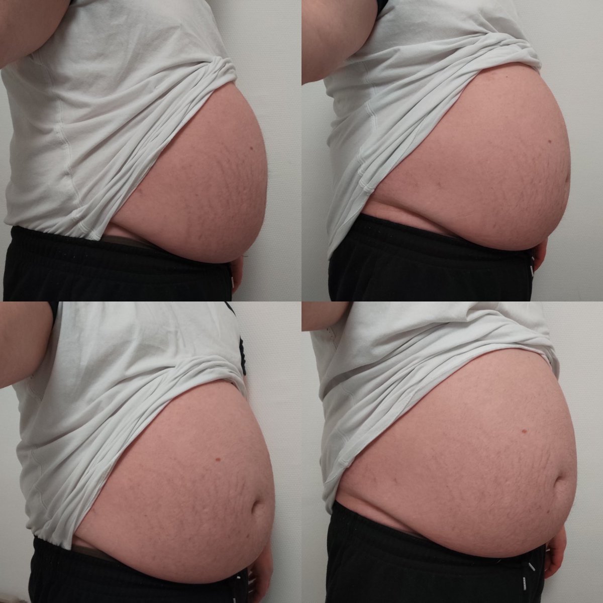 BellyBzh's tweet photo. Did a Mcdonald's stuffing this evening, so good but I'll need more training: I couldn't finish all the drinks. My belly is so full :p #stuffing #feederism #feedee #bellystuffing #belly https://t.co/VJfyKzJdht
