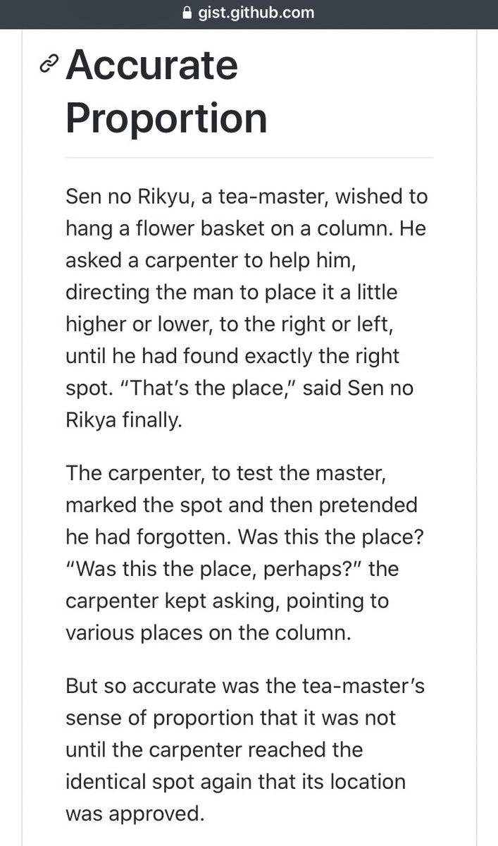 i think apart from the direct transfer of knowledge, this kind of “encountering a master of a craft + obtaining his mindset” played a role in shaping zen in japan. theres a mystical element to this transfer, its a lineage, a lot of the zen guys were artisans, kind of interesting