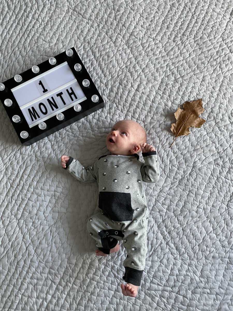 TheRealJThoutt's tweet photo. Happy 1 month to this guy who has been more amazing than I could have imagined! #DempseyBoy https://t.co/IgQG472Jvj