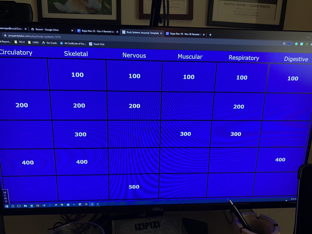 What a fun way to review the body systems using JeopardyLabs with my 5th Graders. 👾🎮🔬