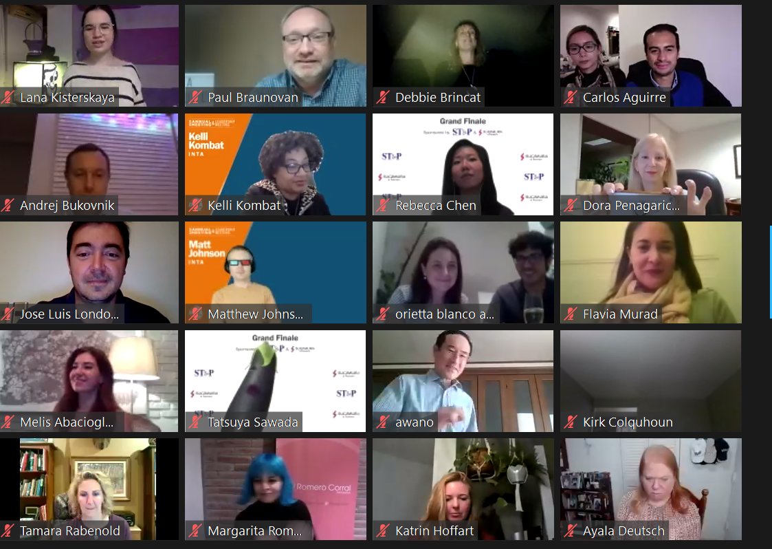 INTA's tweet image. The #INTA2020 Grand Finale DJ party has so many of our registrants dancing with each other at home!