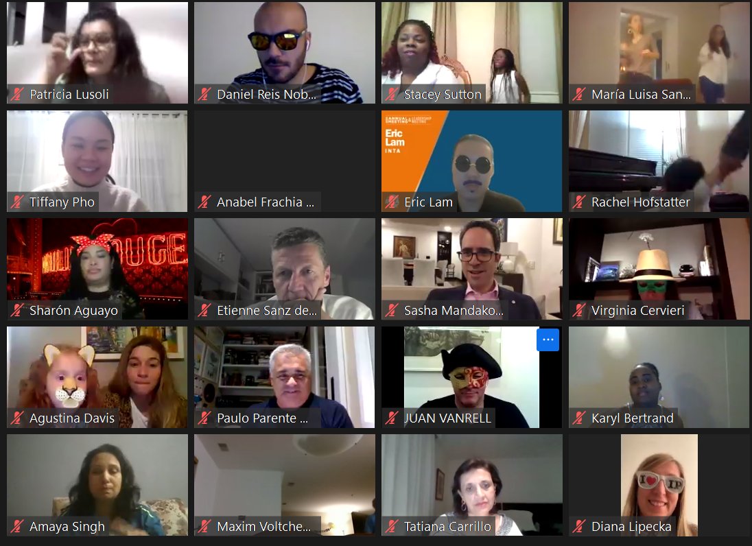 INTA's tweet image. The #INTA2020 Grand Finale DJ party has so many of our registrants dancing with each other at home!