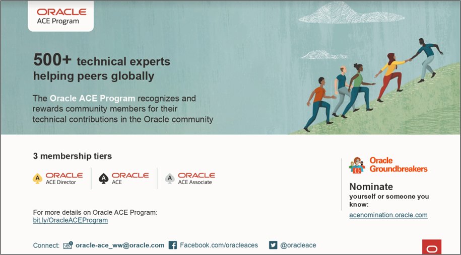RichNiemiec's tweet image. Become an #oracleace; more info:
bit.ly/OracleACEProgr…
@oracleace #BestOfTheBest #groundbreakers @oracle @OracleDatabase @oracledevs @OracleDbDev @OracleNews @OracleNoSQL @OracleMAA @oraclesecurity @OracleMAA @OracleMktgCloud @db_inmemory #oracledevs @OracleAPEX