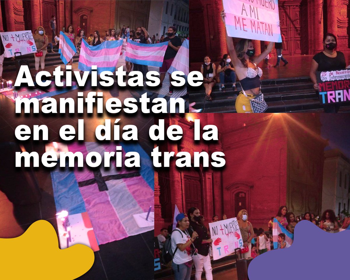aqui_bo's tweet photo. Activistas se manifiestan en el día de la memoria trans
NOTA COMPLETA: https://t.co/PJNHjoctKb 

@TeresaRod91 @lupe_perez_c @DenilMS20 @abernabecolque @AleMenachoNoza @MoiraRimassa @LaPublicaBO @BeibyVacaParada @PeriodistaV @grupoeldeber @ADESPROC @Metamorfosis_bo @eliotfzc https://t.co/V8z7EZYh4y