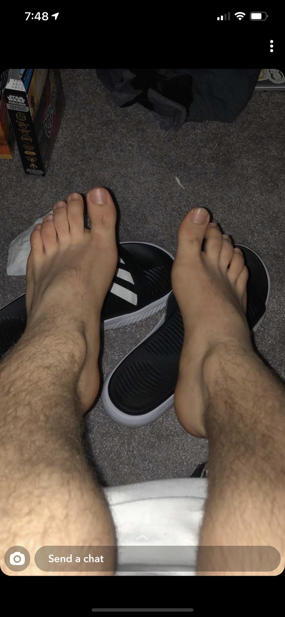 Male feet chat