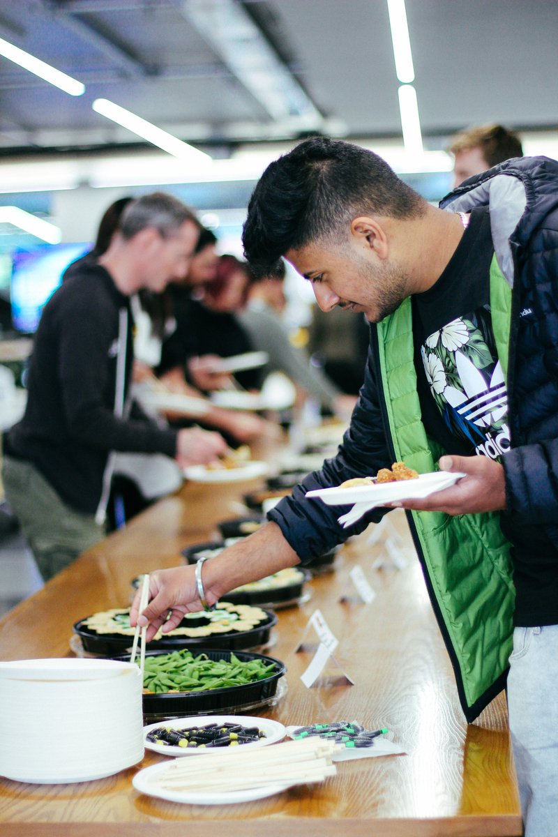 HackathonsNZ's tweet photo. Break time for lunch! 
#startupweekendwellington #swwlg https://t.co/65JWyMgBtS