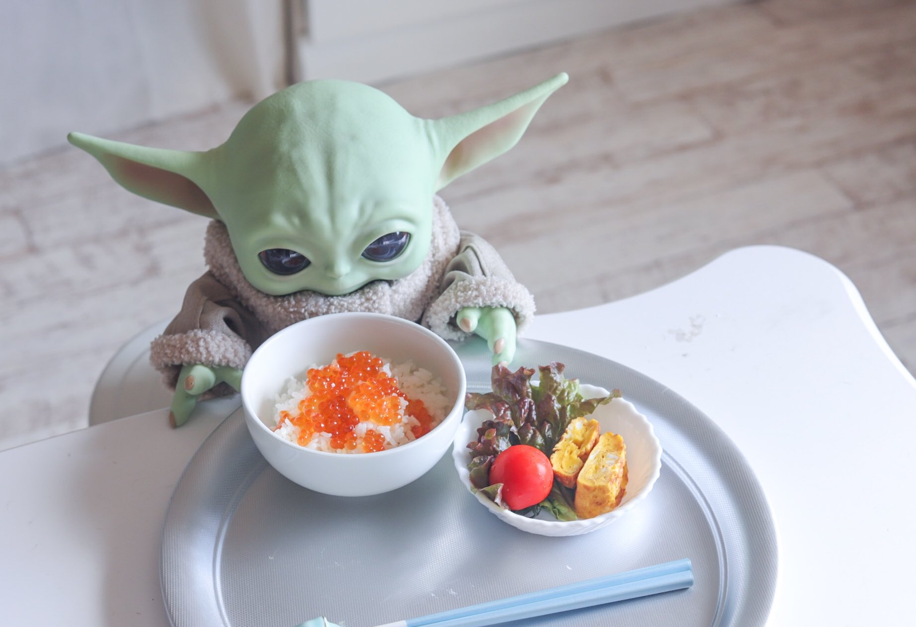Sayuri 土曜日のモーニング タマゴ オモ写 ベビーヨーダ マンダロリアン ザチャイルド Sayuri 土曜日のモーニング タマゴ オモ写 ベビーヨーダ マンダロリアン ザチャイルド