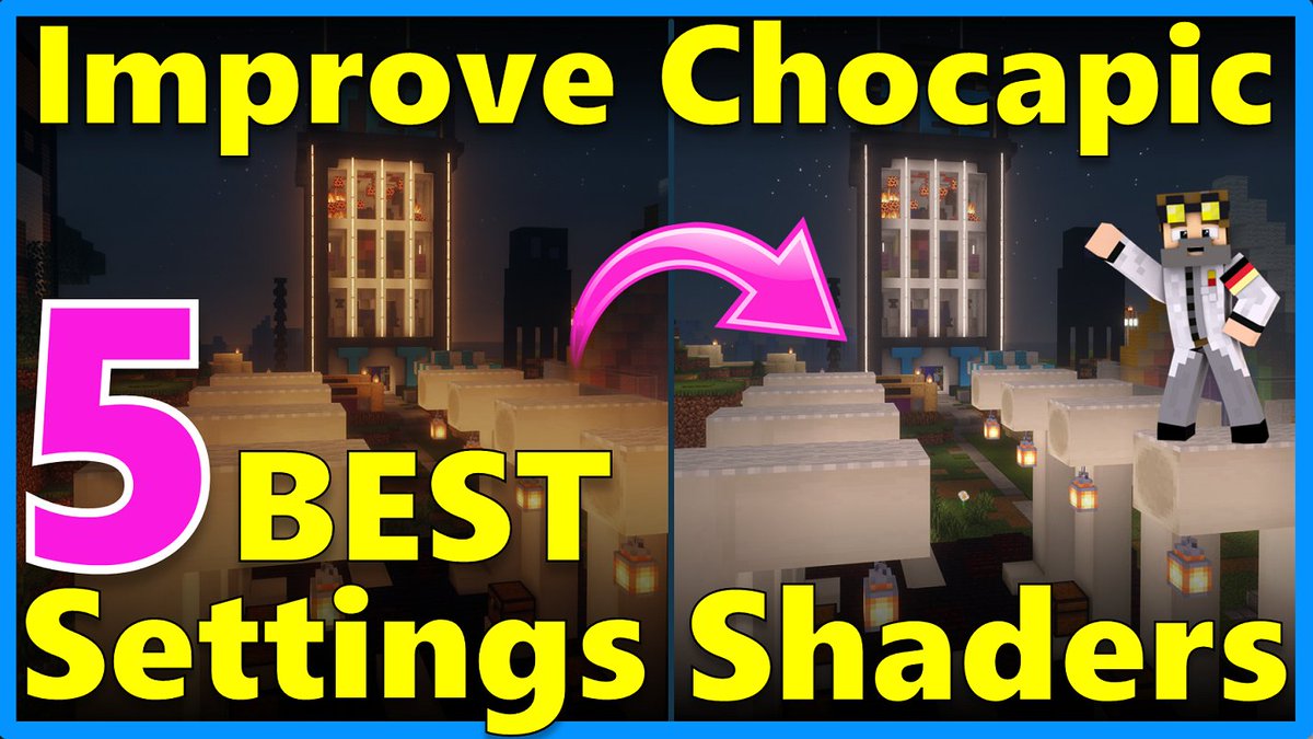 My 5 best settings to drastically enhance the Chocapic 13 shaders!

Video here: 🎬 youtube.com/watch?v=g5puY_… 🎬

#minecraft #shaders #minecraftshaders