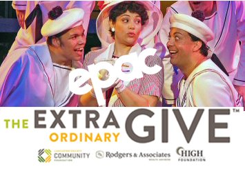 EPAC_theater's tweet photo. You can DOUBLE YOUR DONATION DOLLARS to EPAC through the #ExtraGive. An anonymous donor has agreed to match all donations, to EPAC, up to $3,500, until the event ends at midnight. Please donate here: https://t.co/GsBQx4P9YH #IGiveExtra #EpacExtra #EpacTheater https://t.co/JOWjvaxeGB