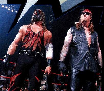 Cool photo. #Kane #TheUndertaker #AmericanBadAss #BrothersOfDestruction