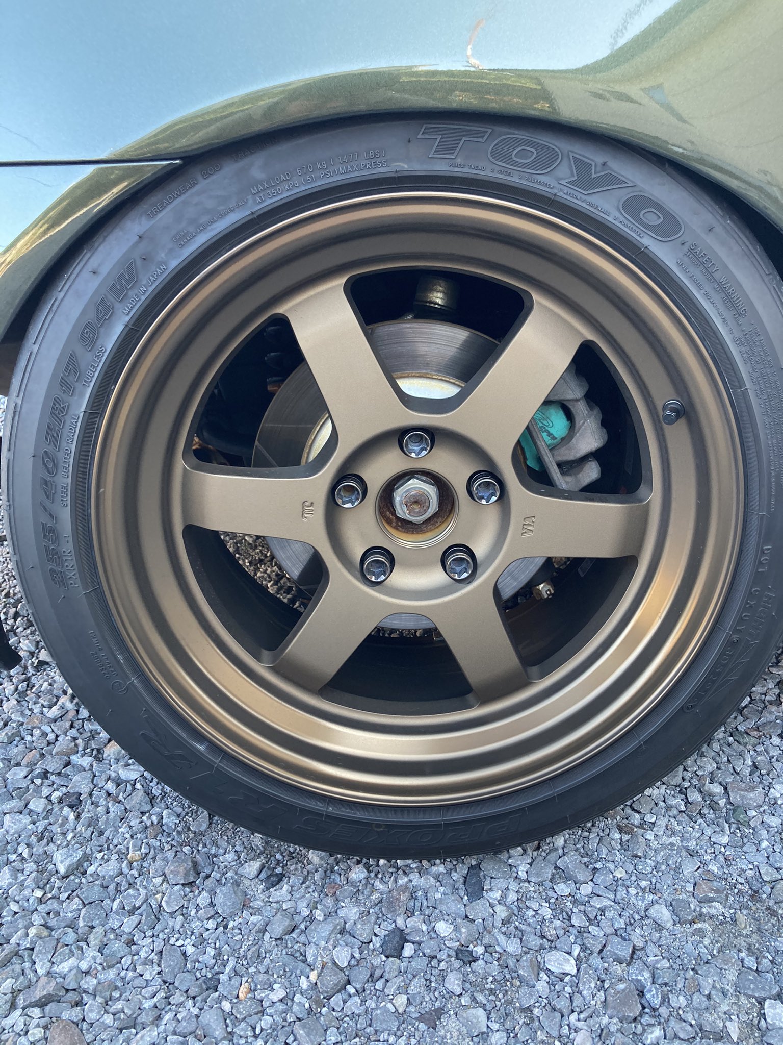 最終値下げ！toyo r1r うす 245/40r17 2本 