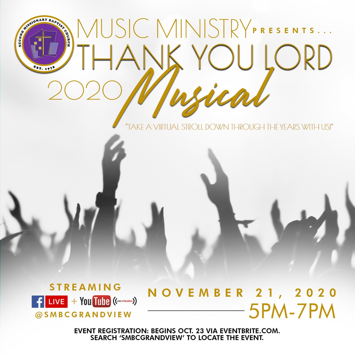 SMBCGrandview's tweet photo. Tune in tomorrow for the 2020 Thank You Lord Musical! 🎵 https://t.co/82jRZfqaBP