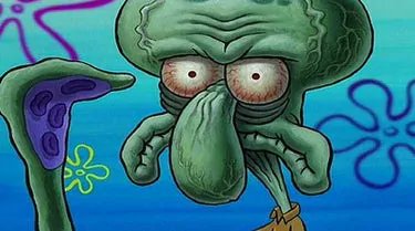 AbbyNormal92's tweet photo. You ever look at your face in the mirror at the end of the day and just see a hyper-realistic Squidward? https://t.co/hYq8GNMgHp