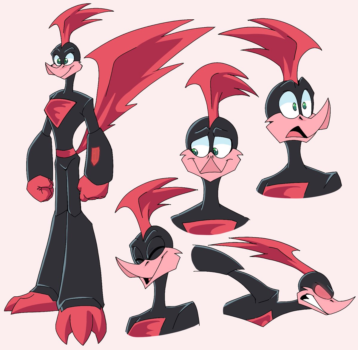Shanzehpoo's tweet photo. Because of the Loonatics Unleashed cameo that Animaniacs did- Here’s stuff I did for that show from a while ago

I just think they’re neat https://t.co/hxFoVH8bBl
