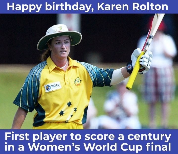 Happy birthday, Karen Rolton 