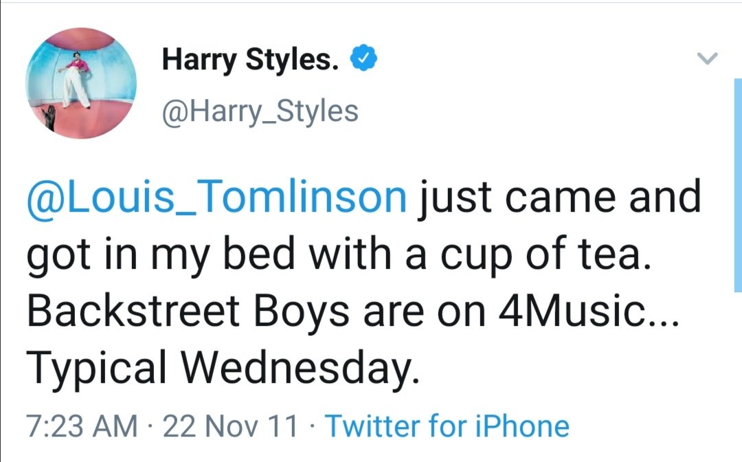 And then you realize how abruptly it all stopped. This was their last tweet about each other, around the same time Louis started dating Eleanor.
