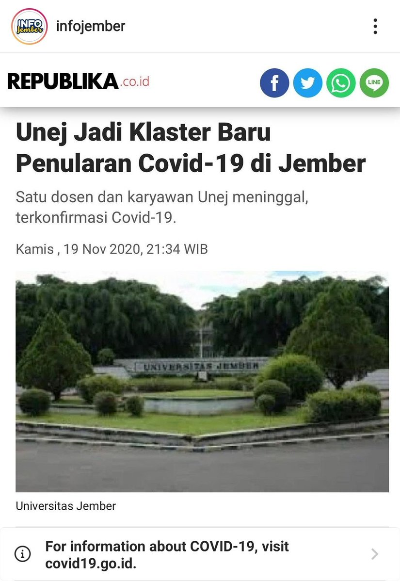 jembercoret's tweet photo. Kuliah kan prei gaes? Kok isa jadi klaster https://t.co/iLtfrtBvXJ