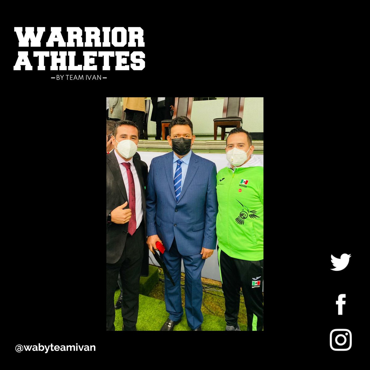 wabyteamivan's tweet photo. 🛡Warrior Athletes By Team Ivan🛡 presente en la entrega del Premio Nacional de Deportes 2020.

#TúMetaNuestroObjetivo

#YoSoyWarriorAthlete #Deportes #México #Motivation #Training #News #Ejercicios #Salud #LetsGo #Instagram #Facebook #Twitter #PremioNacional2020 https://t.co/VgGiUvResx