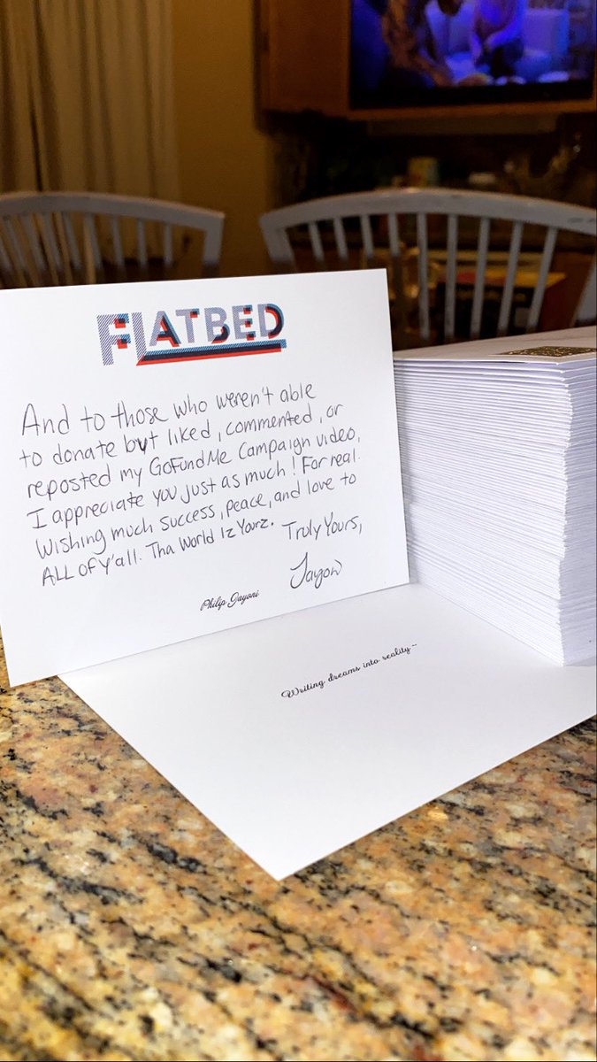 Jayoni_'s tweet photo. To all who donated to my GoFundMe, thank you, from the bottom of my heart. I personally, wanted to write to thank y’all, all 96 of y’all, thus far that is. https://t.co/oY5xc8DG4W