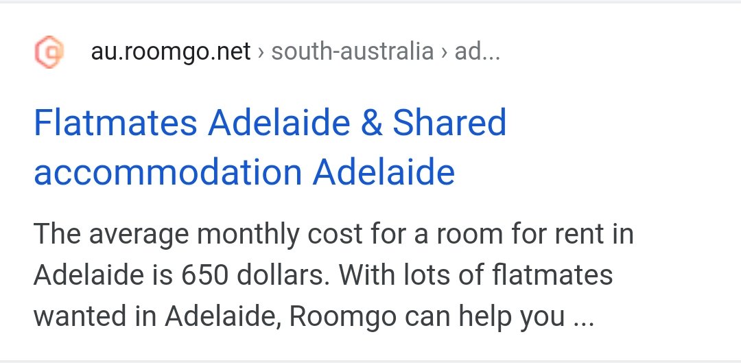 3/ The average rent in Adelaide of a share house per week is $162.50 which leaves a total of $156.70 from those 20 hours of work. Pic below. #PizzagateSA  #Covid19SA