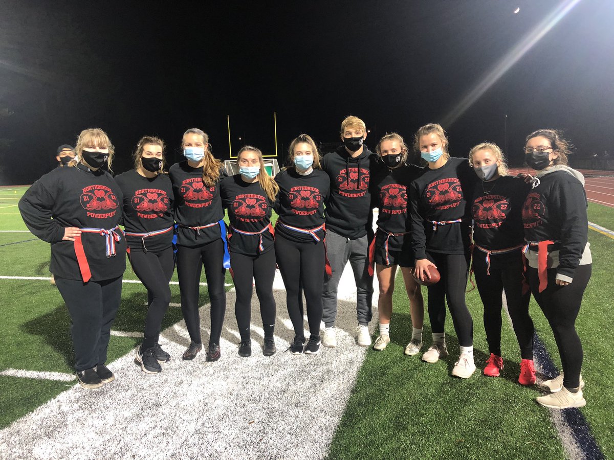 Class of 2021 wins Powder Puff two years in a row, 21-14. Great game ladies! #Classof2021 #seniors