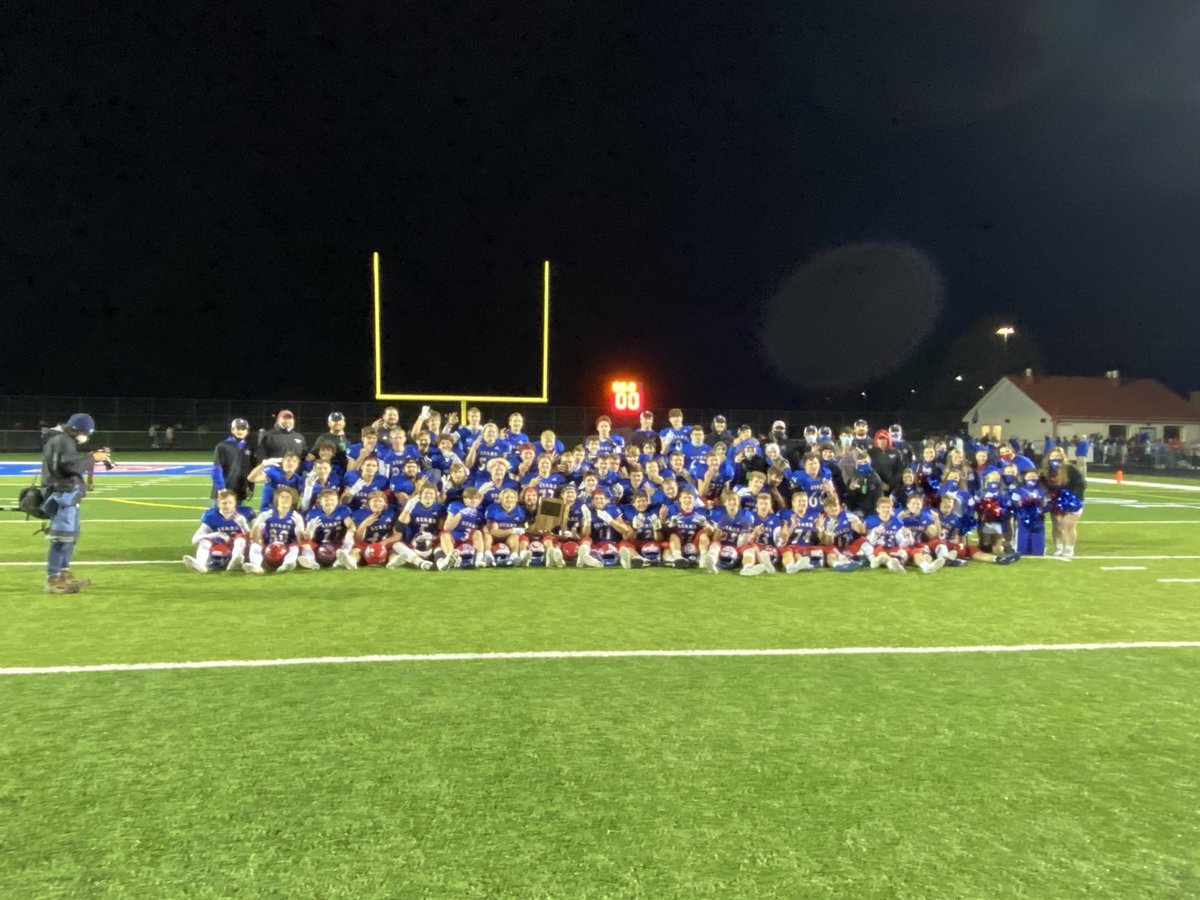 WeboJrSrHigh's tweet image. Football 
@IHSAA1 Semi-State #10
Webo 42
Evansville Mater Dei 7
Final 

Semi-State Championship!

Headed Back to State!