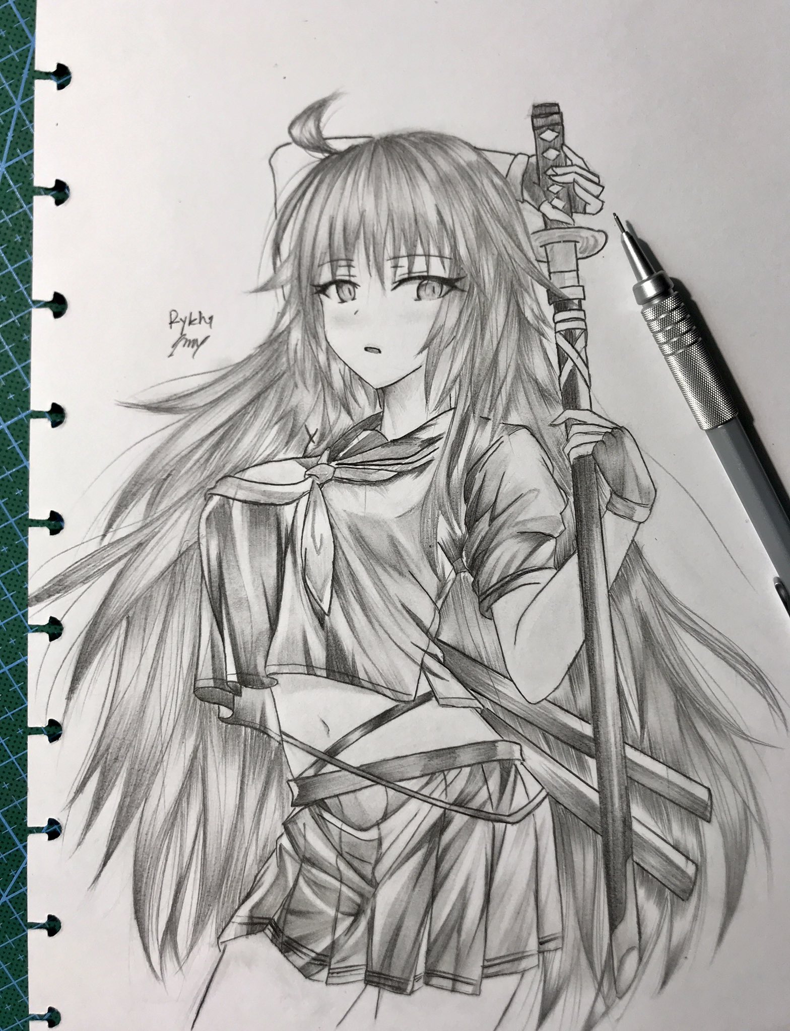 Pencil on sale anime drawings